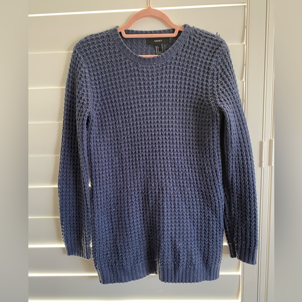 Forever 21 knit oversized pullover sweater